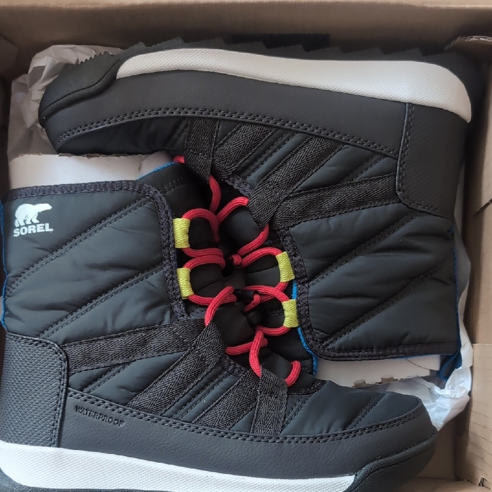 Sorel Waterproof Snow Boots - Youth Whitney II Short Lace WP
